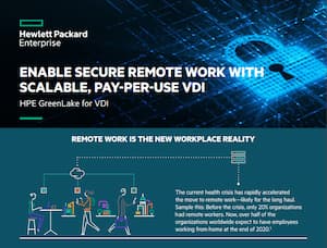 Cover: Infograph - Enable secure remote work with scalable vdi