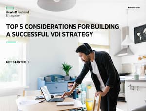 Omslag: Top 5 considerations for building a successful vdi strategy