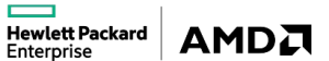 HPE och AMD Logo